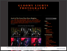 Tablet Screenshot of gloomylightsphotography.co.uk